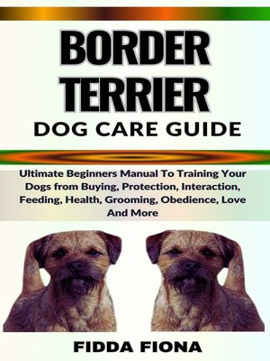 cover image of BORDER TERRIER DOG CARE GUIDE